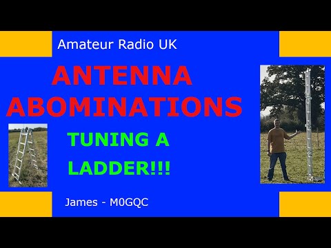 Using A Ladder As An Antenna!!!