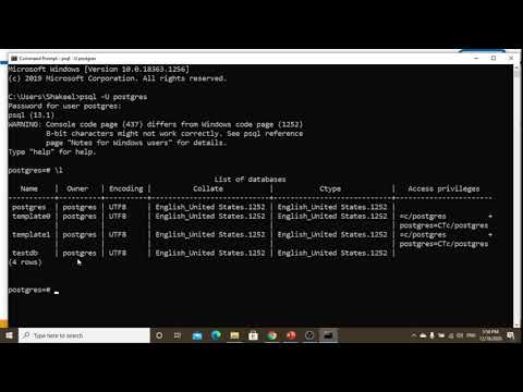 Connecting PostgreSQL using psql and pgAdmin