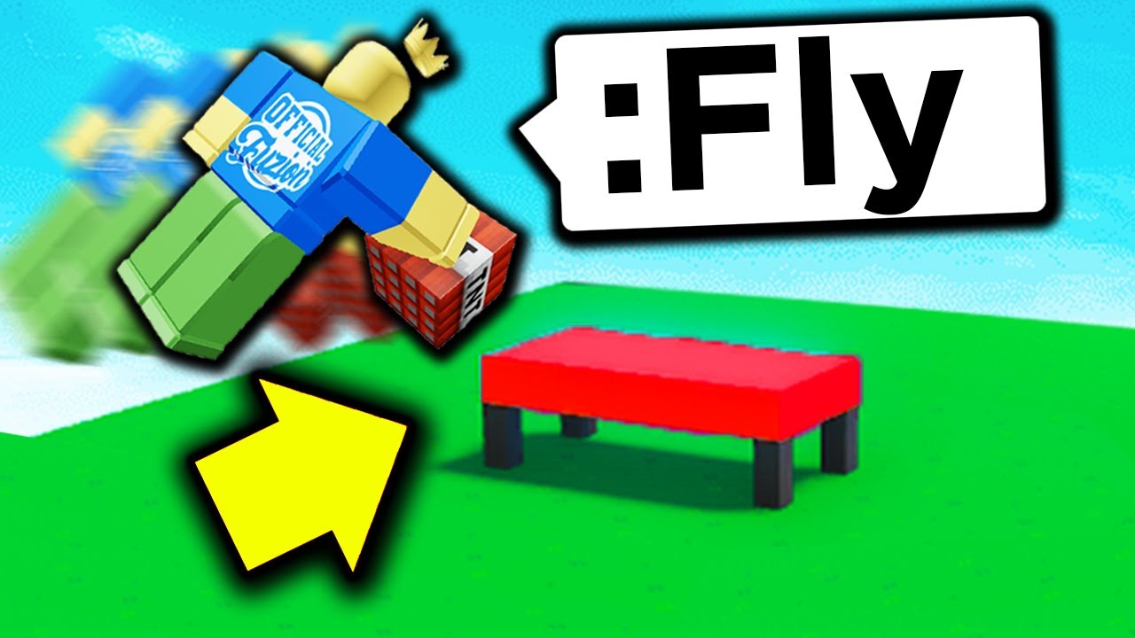 So I used INFINITE FLY to WIN in Roblox Bedwars.. in 2023