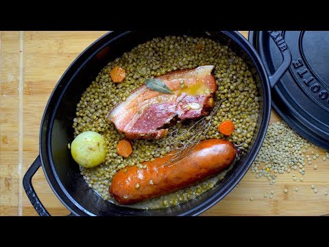 ✨-saucisses-lentilles┃recette-du-chef-cyril-rouquet-prévost
