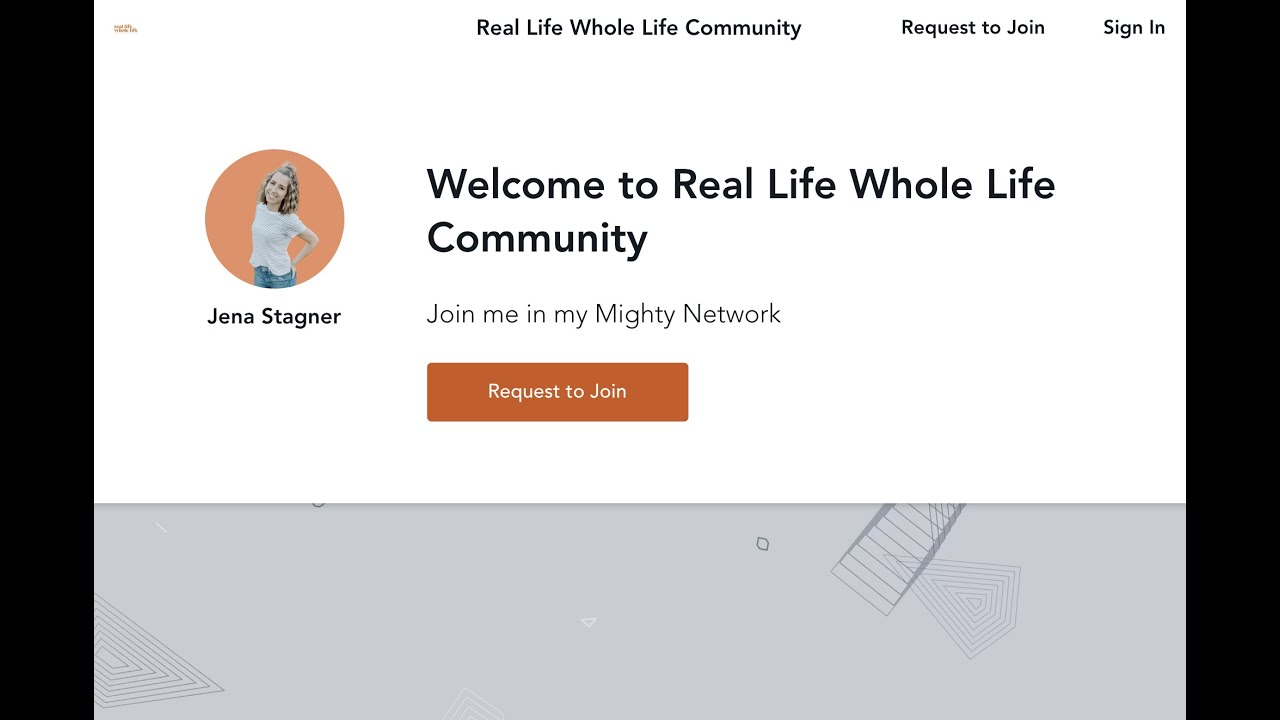 Real Life Whole Life Community Tour - Mighty Networks