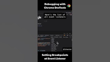 Setting Breakpoint at Event Listeners | Debugging with Chrome DevTools
