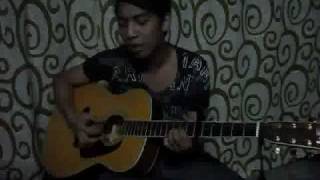 Video thumbnail of "Fireflies byowl city -  acoustic cover - Luckychamppaz"