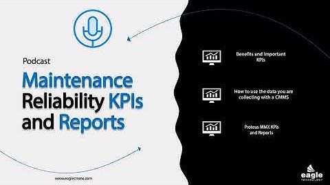 Proteus MMX Podcast - Maintenance Reliability KPIs and Reports