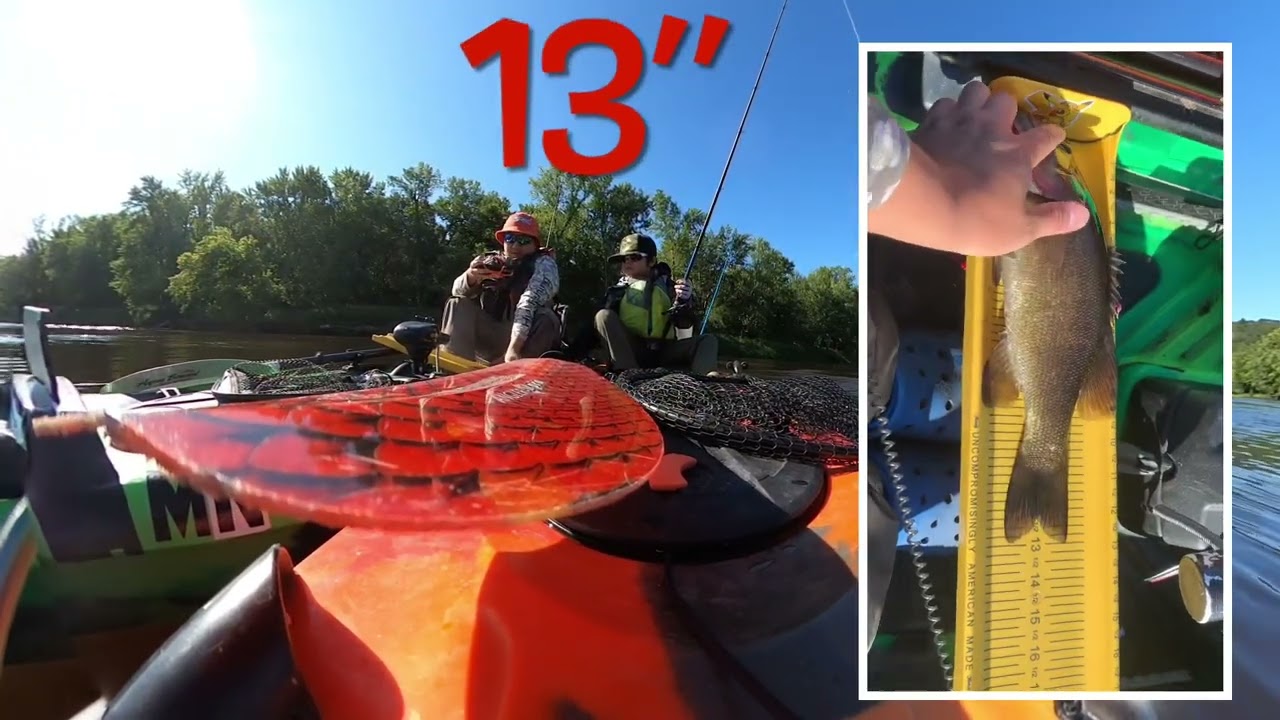 St Croix River Kayak bass fishing – Oliver Cam