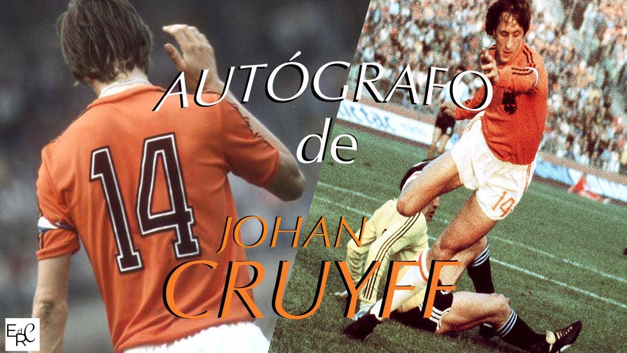 Aut) Fc Barcelona Autografo De Johan Cruyff Añ - Comprar Autógrafos En