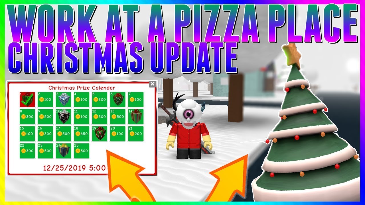 Roblox Work At A Pizza Place Christmas Music