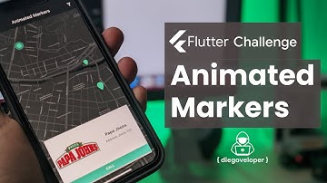 Tutorial de Mapas con marcadores animados en Flutter