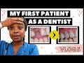 I FINALLY SAW MY FIRST PATIENT .... 🎉  |  Dental VLOG 5