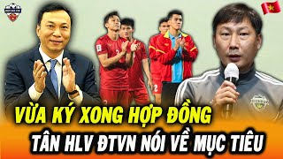 Vừa Ký Hợp Đồng Với VFF, HLV Kim Sang Sik Nói Về Mục Tiêu Cùng ĐT Việt Nam, NHM Háo Hức Chờ Đợi
