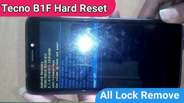 Tecno B1f hard reset // pop 2f reset phone // pattern pin password lock remove