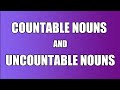 Countable and Uncountable nouns - sostantivi  numerabili e  non numerabili