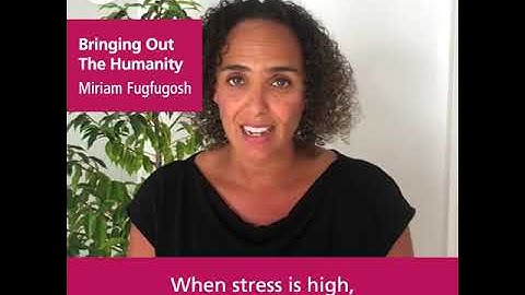Bringing Out The Humanity - Miriam Fugfugosh - IAF