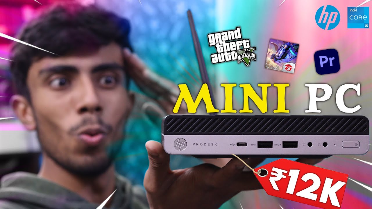 12,000/- Rs Mini PC BY HP! Windows 11⚡BEST FOR Gaming & Editing Live Test  🔥 