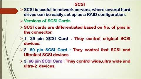 AKTU EXAM | COA KCS302 | SCSI(Small Computer System Interface) Bus : What is SCSI bus  : SCSI