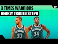 3 TIMES Warriors Nearly Traded Steph Curry | Clutch #Shorts