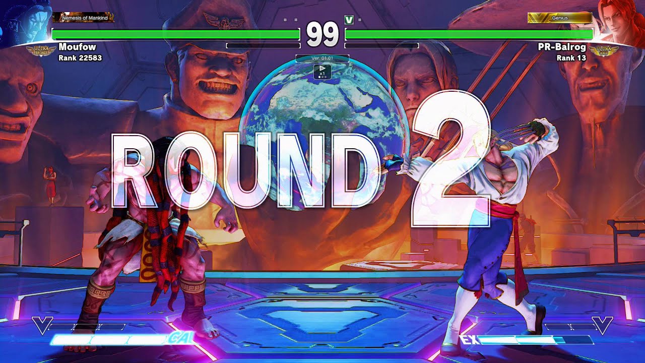SFV~ Vega (PR-Balrog) vs. NeCalli (Moufow) HD