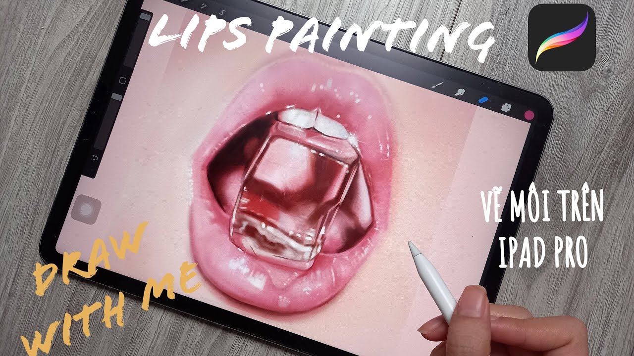 Vẽ môi trên iPad Pro với ứng dụng Procreate sẽ giúp bạn tạo ra những bức tranh mô tả đắt giá về sắc đẹp và cá tính riêng của một người phụ nữ. Procreate mang đến cho bạn những công cụ đa dạng, cho phép bạn sáng tạo và trải nghiệm một cách thoải mái. Hãy khám phá các bức tranh sắc nét và tuyệt đẹp được vẽ trên iPad Pro với Procreate ngay bây giờ!