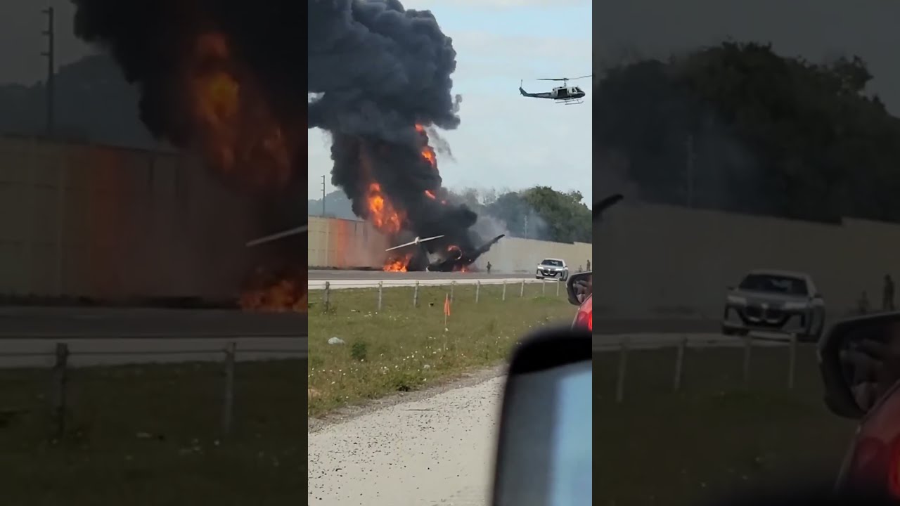 Plane Crashes On I 75 Near Naples FL