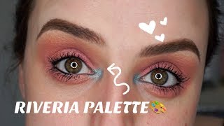 SOFT PINK RIVIERA PALETTE EYESHADOW TUTORIAL