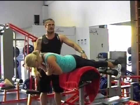 Hamstring Hyperextension - In the Gym