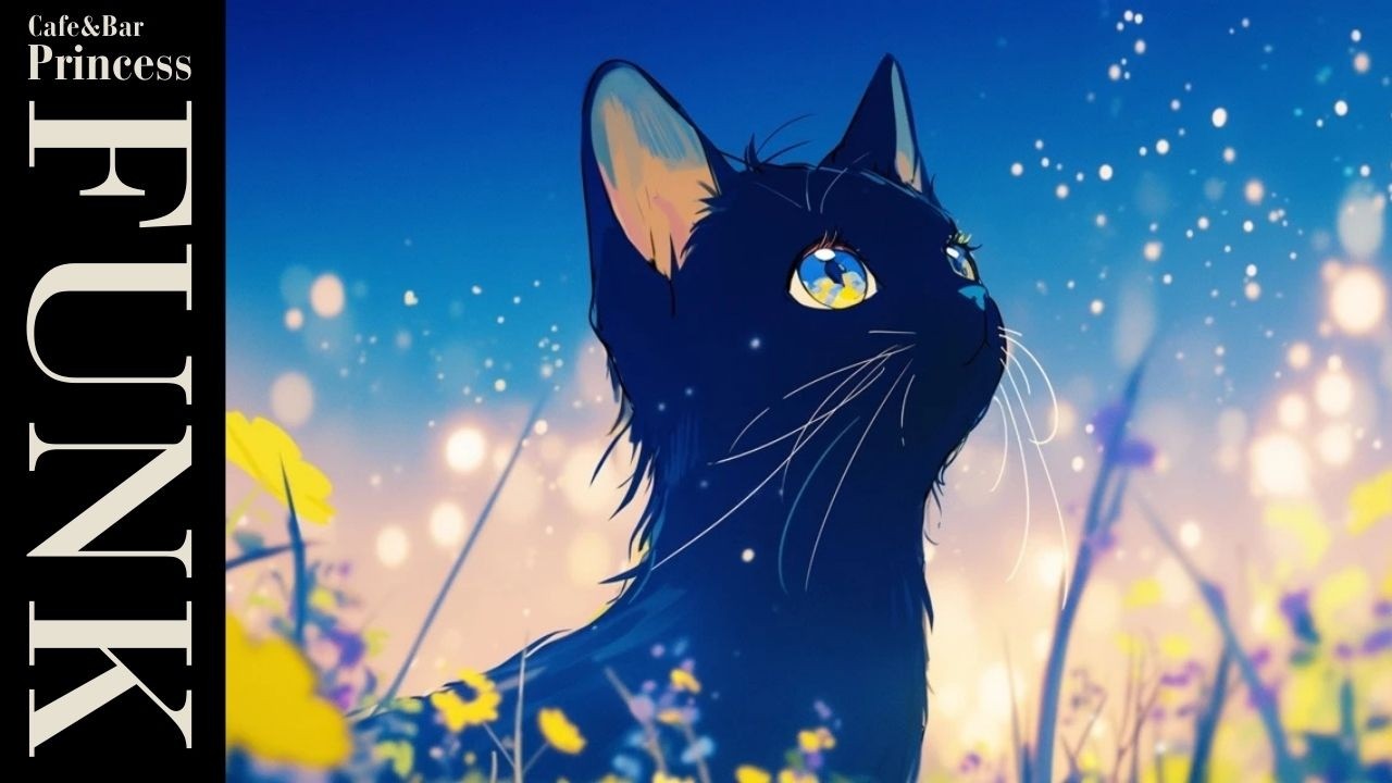 Gentle Study Groove | Funk Guitar Chillhop 🎧 | Selected by the Black Cat | Chill, Groove & Focus