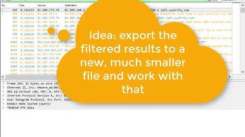 Wireshark Tip #12: Exporting Packets