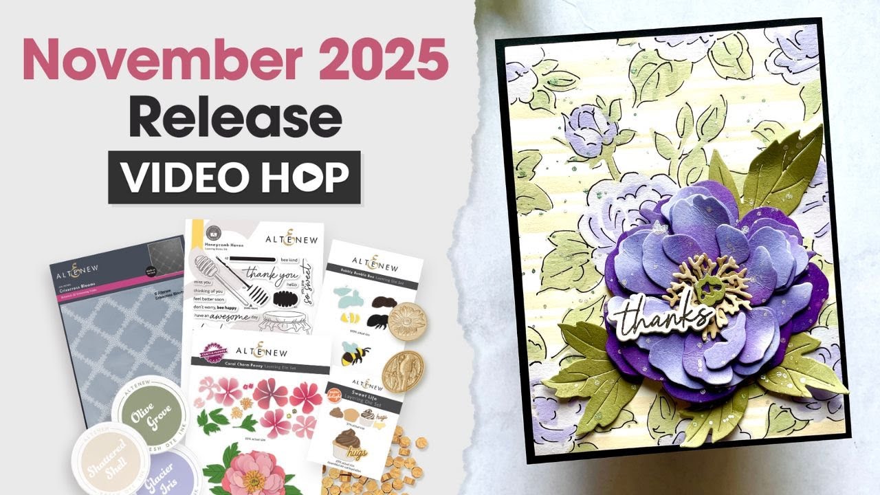 Altenew November 2025 Release Video Hop | New Fresh Dye Inks
