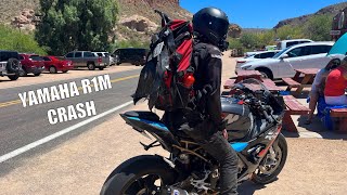 I FLEW to Arizona to ride Motorcycles w/ CJ Media (he WRECKED the R1M)