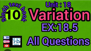 #sindhtextbookboard #mathematics #class10 #unit :18 #exercise 18.5 #complete #all questions