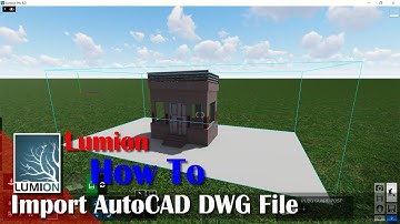 Lumion How To Import Autocad Dwg Tutorial