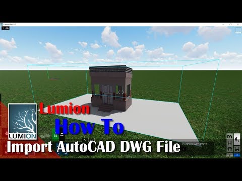 Lumion How To Import Autocad Dwg Tutorial