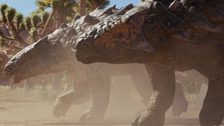 All Ankylosaurians - Male & Female, Adult & Juvenile - Jurassic World Evolution 3 (4K 60FPS)