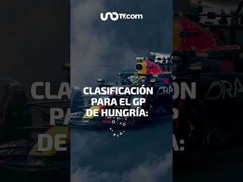 Checo Pérez largará en lugar 9 para el GP de Hungría