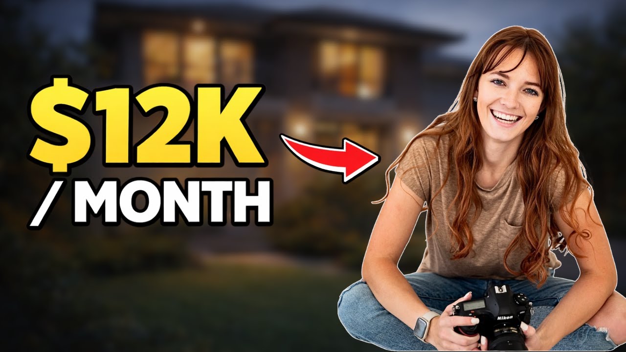 Как она зарабатывает 12 000 долларов в месяц благодаря своему бизнесу по фотосъемке недвижимости