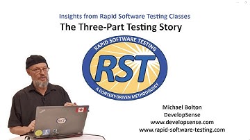 The Three - Part Testing Story - Michael Bolton