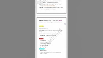 e - Governance part - 2  #notemaking #education  #MPPSC #exam