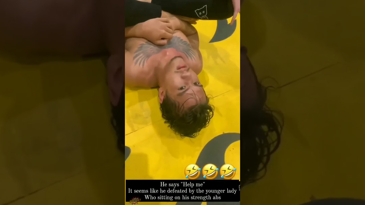 Enjoying victory on top of a guy 😇