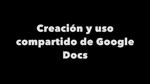 Creating and Sharing a Google Doc on a Chromebook (Spanish)