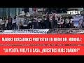 Madres buscadoras protestan en medio del Mundial: "la pelota vuelve a casa, ¿nuestros hijos cuándo?"