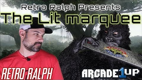 Arcade1up mod - Adding a lit marquee - Multiple Options & Review