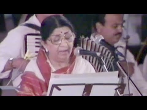 Tere Bina Zindagi Se  Lata Mangeshkar Live In Shradhanjali Concert