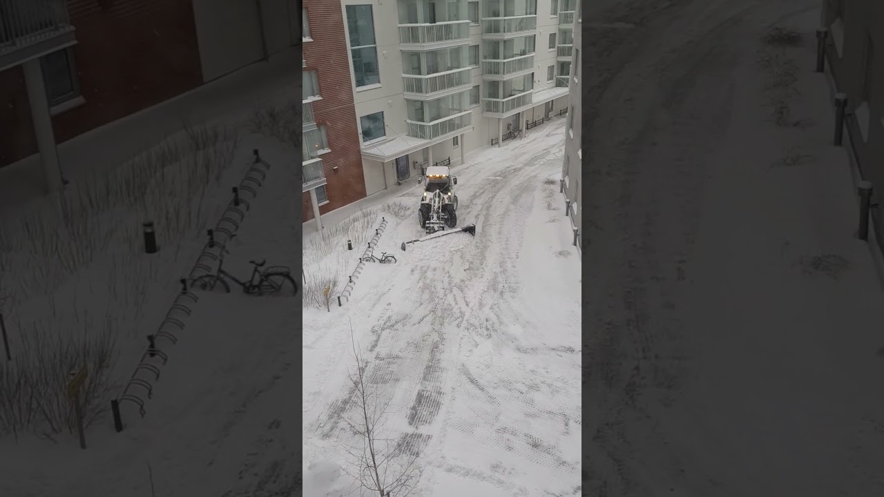 Finland Winter Life | How Streets Stay Clean in Heavy Snow 