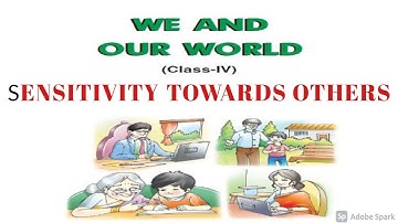 4th class DAV social science chapter2 Part2 | Sensitivity Towards Others | Living In A Quiet World