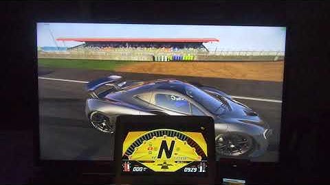 Sim Racing Dashboard - RealDash Custom Theme Lamborghini Aventador SV