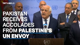 Pakistan receives accolades from Palestine’s UN envoy for steadfast UNGA support