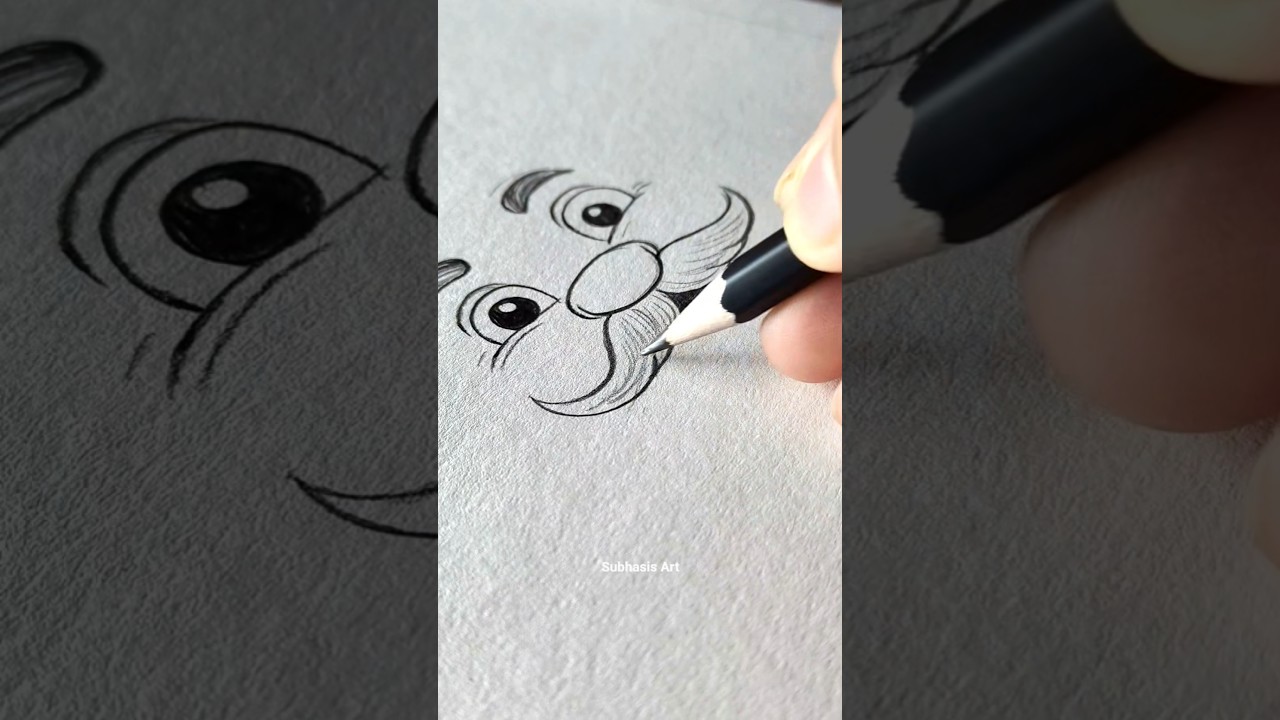 Рисунок Санта-Клауса 🥰|| Счастливого Рождества 🎄⛄||