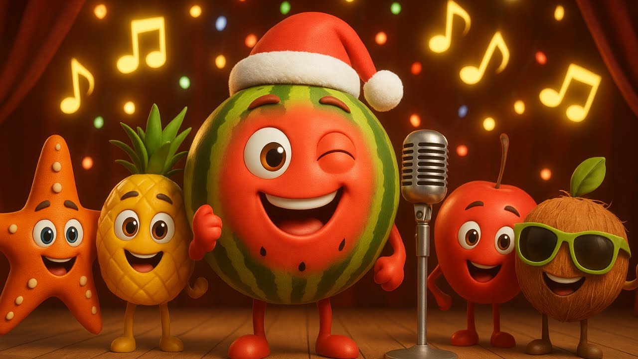 Christmas With Watermelon Christmas Sensory Fun 🎄🍓 Squishy & Colorful Playtime!