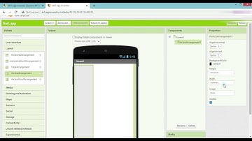MIT App Inventor Tutorial - 1 : Introduction and create first android app