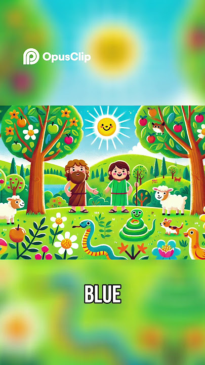 Adam and Eve in the Garden A lesson on choices and God’s love. #biblesongsforchildren#childrenssong